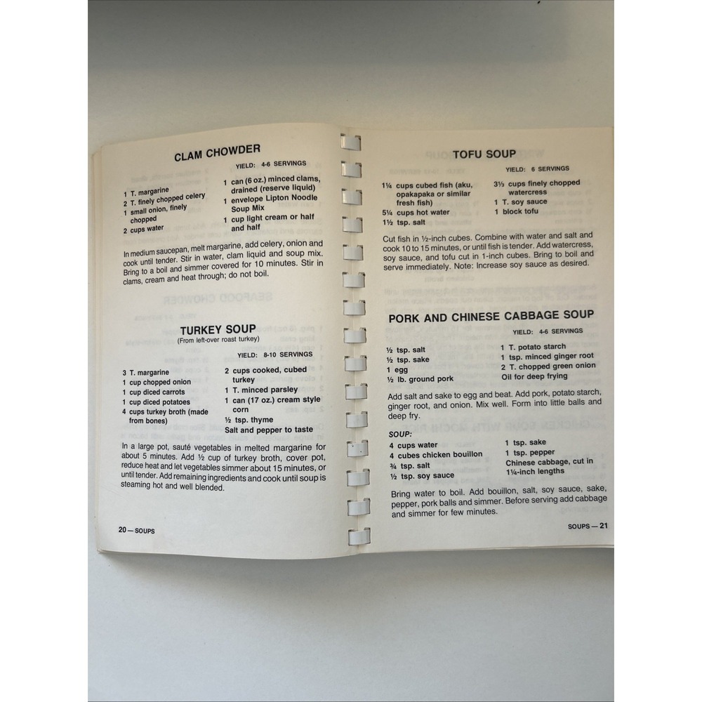 Honpa Hongwanji Hawaii Cookbook Favorite Island Cookery Book IV Vintage 1985 - Picture 7 of 15